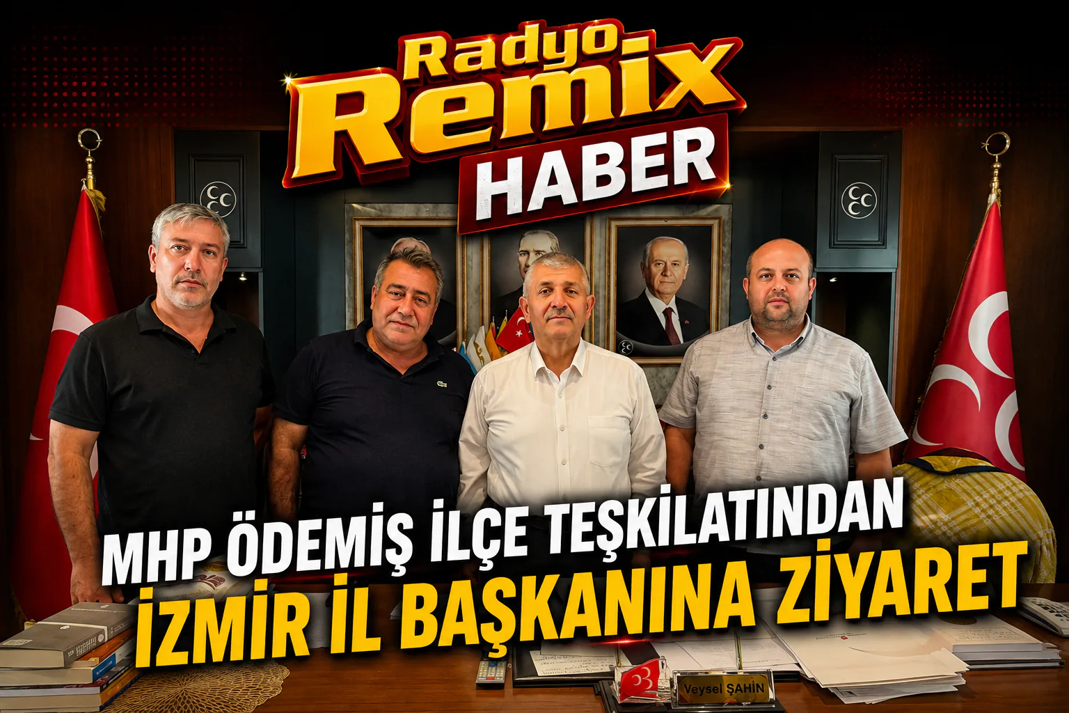 MHP Ödemiş İlçe Teşkilatından İzmir İl Başkanına Ziyaret