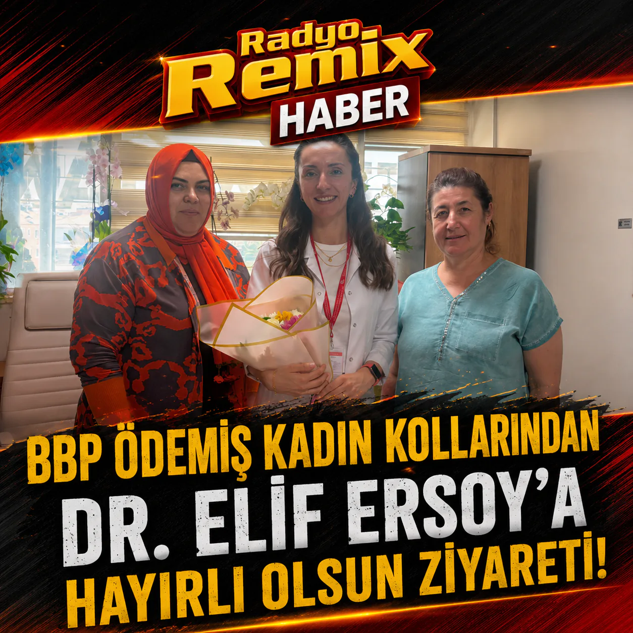 BBP Ödemiş Kadın Kollarından Dr. Elif Ersoy’a Hayırlı Olsun Ziyareti