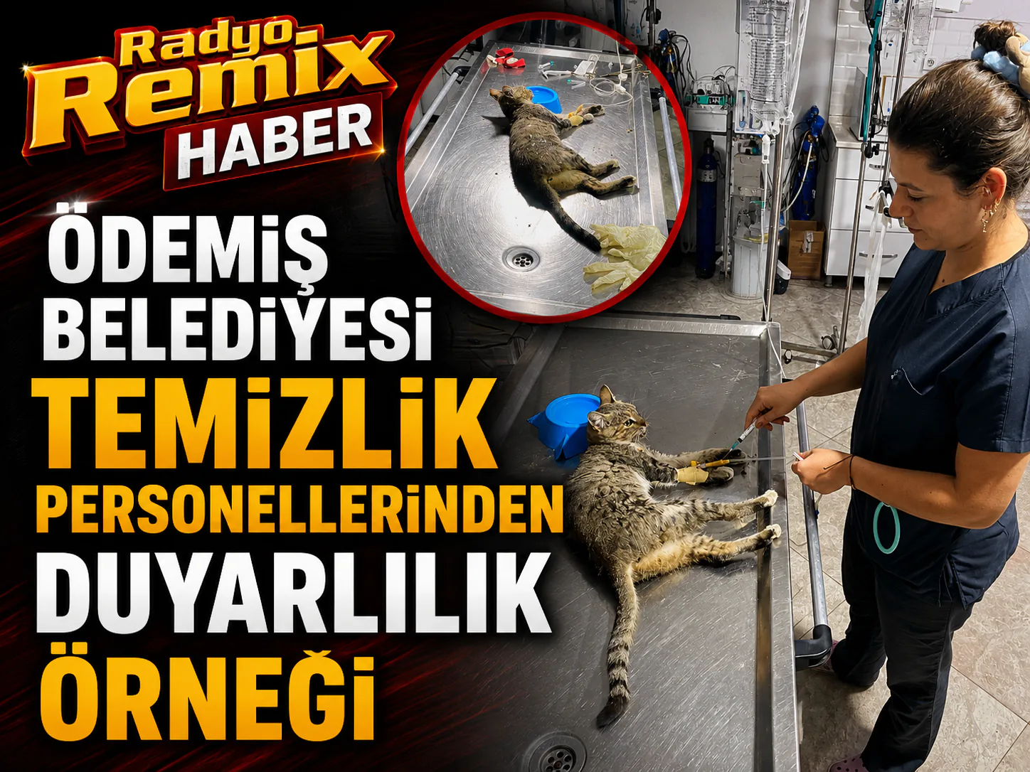 Ödemiş Belediyesi Temizlik Personellerinden Duyarlılık Örneği