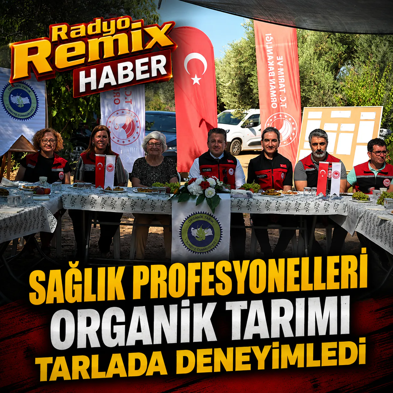 SAĞLIK PROFESYONELLERİ ORGANİK TARIMI TARLADA DENEYİMLEDİ