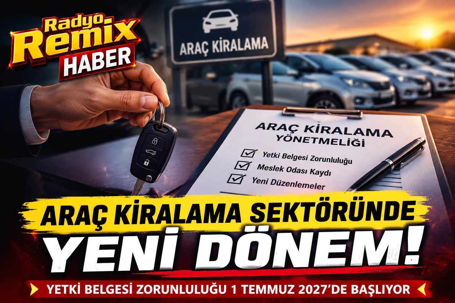 KARA TAŞIT KİRALAMA FAALİYETLERİNDE YENİ DÖNEM: YETKİ BELGESİ ZORUNLULUĞU