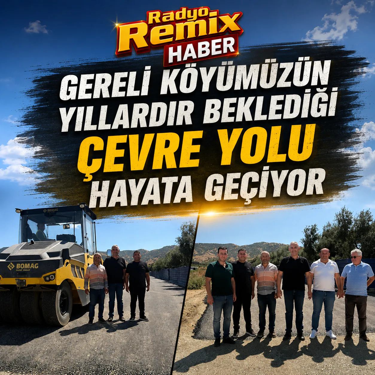 Gereli Köyümüzün Yıllardır Beklediği Çevre Yolu Hayata Geçiyor