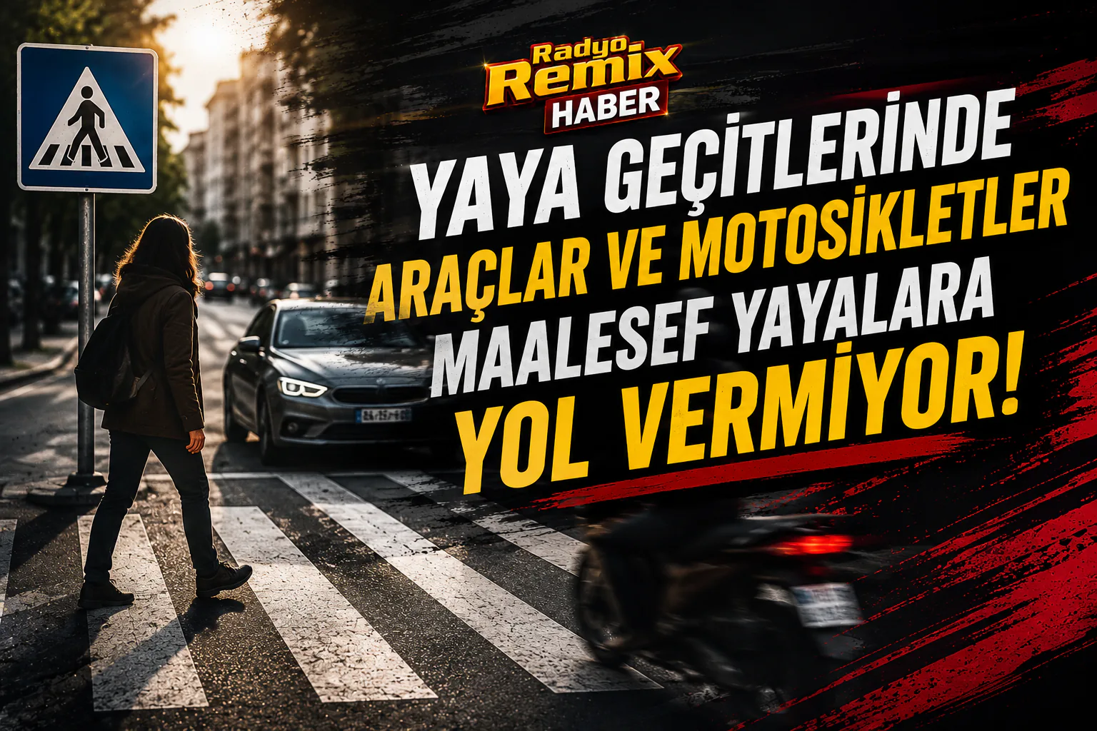 YAYA GEÇİTLERİNDE SÜRÜCÜLERİN DUYARSIZLIĞI TEPKİ ÇEKİYOR