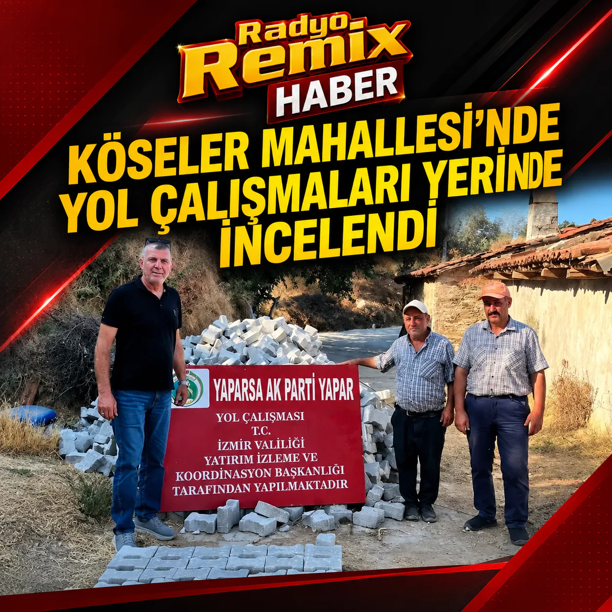 Köseler Mahallesi'nde Yol Çalışmaları Yerinde İncelendi