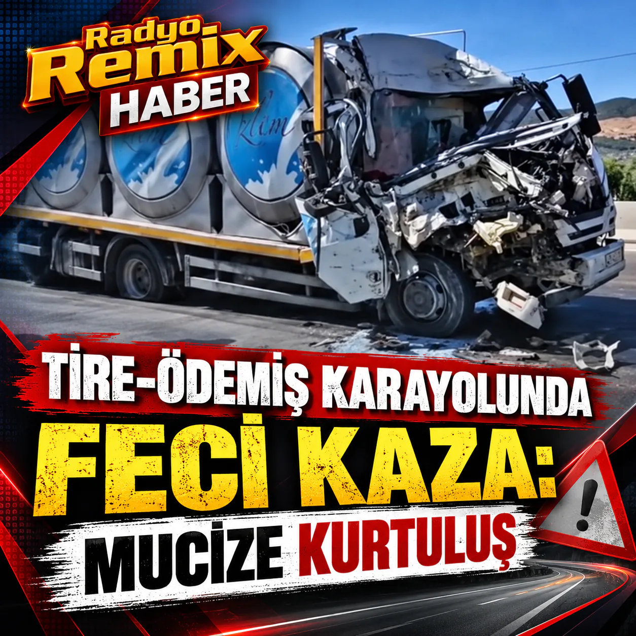 Tire–Ödemiş Karayolunda Feci Kaza: Mucize Kurtuluş