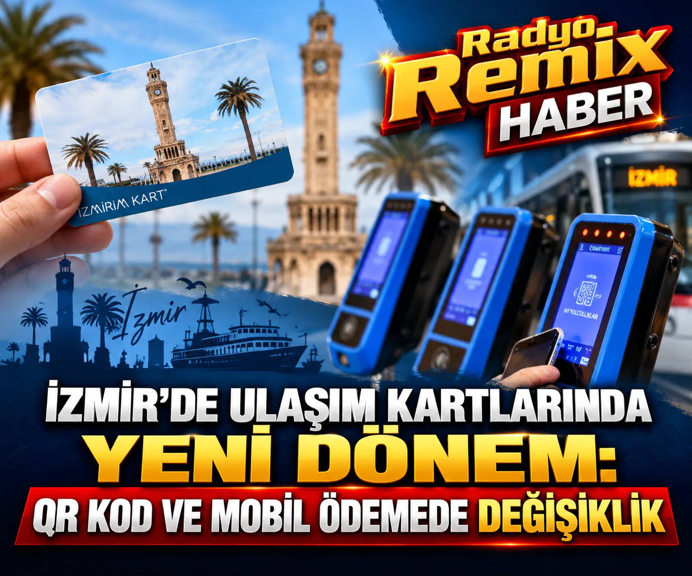 İzmir’de Ulaşım Kartlarında Yeni Dönem: QR Kod Ve Mobil Ödemede Değişiklik