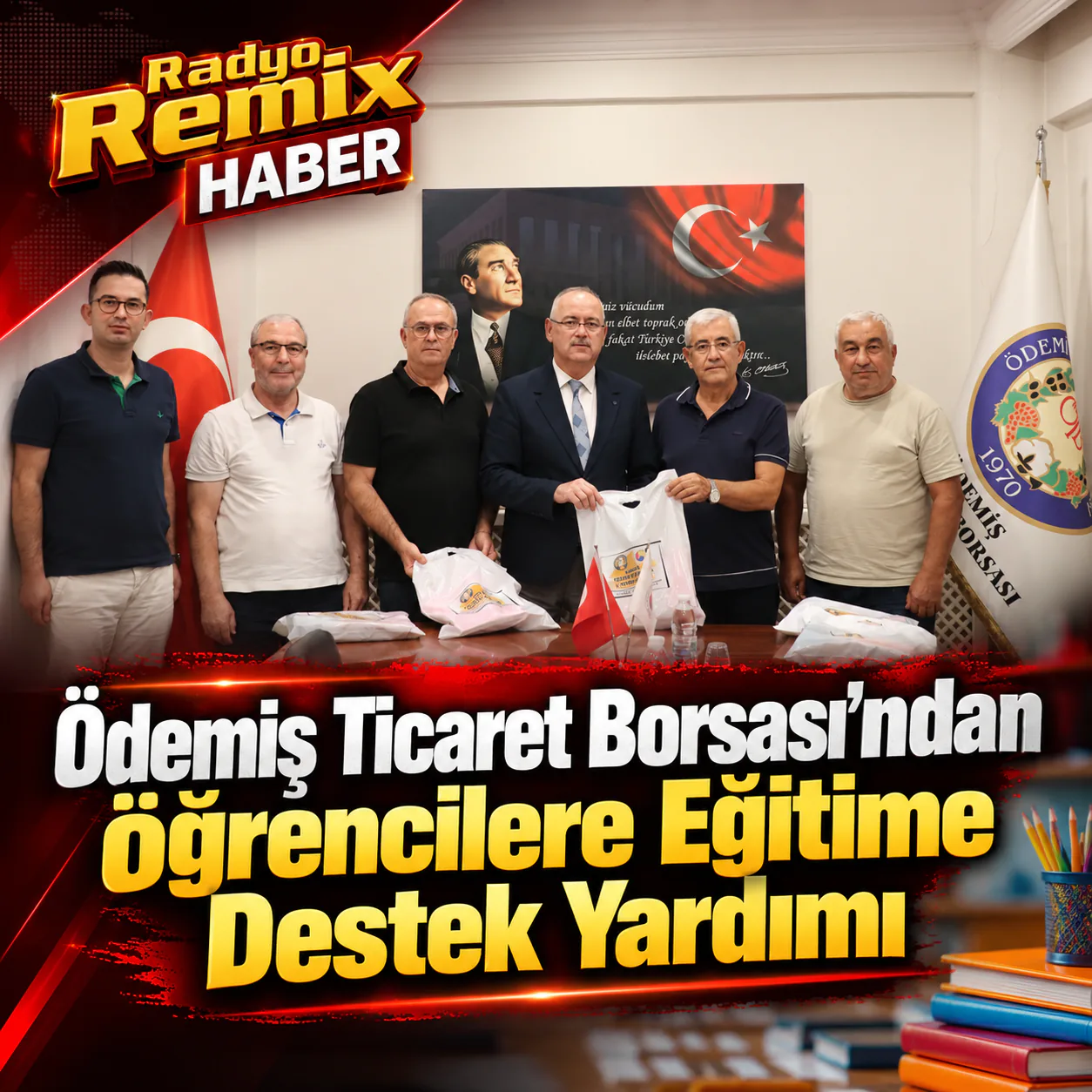 Ödemiş Ticaret Borsası’ndan Öğrencilere Eğitime Destek Yardımı