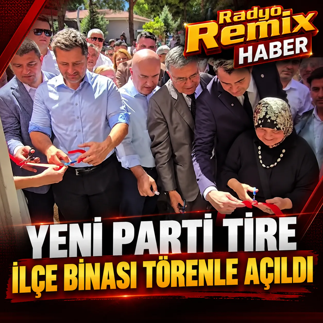 Yeni Parti Tire İlçe Binası Törenle Açıldı