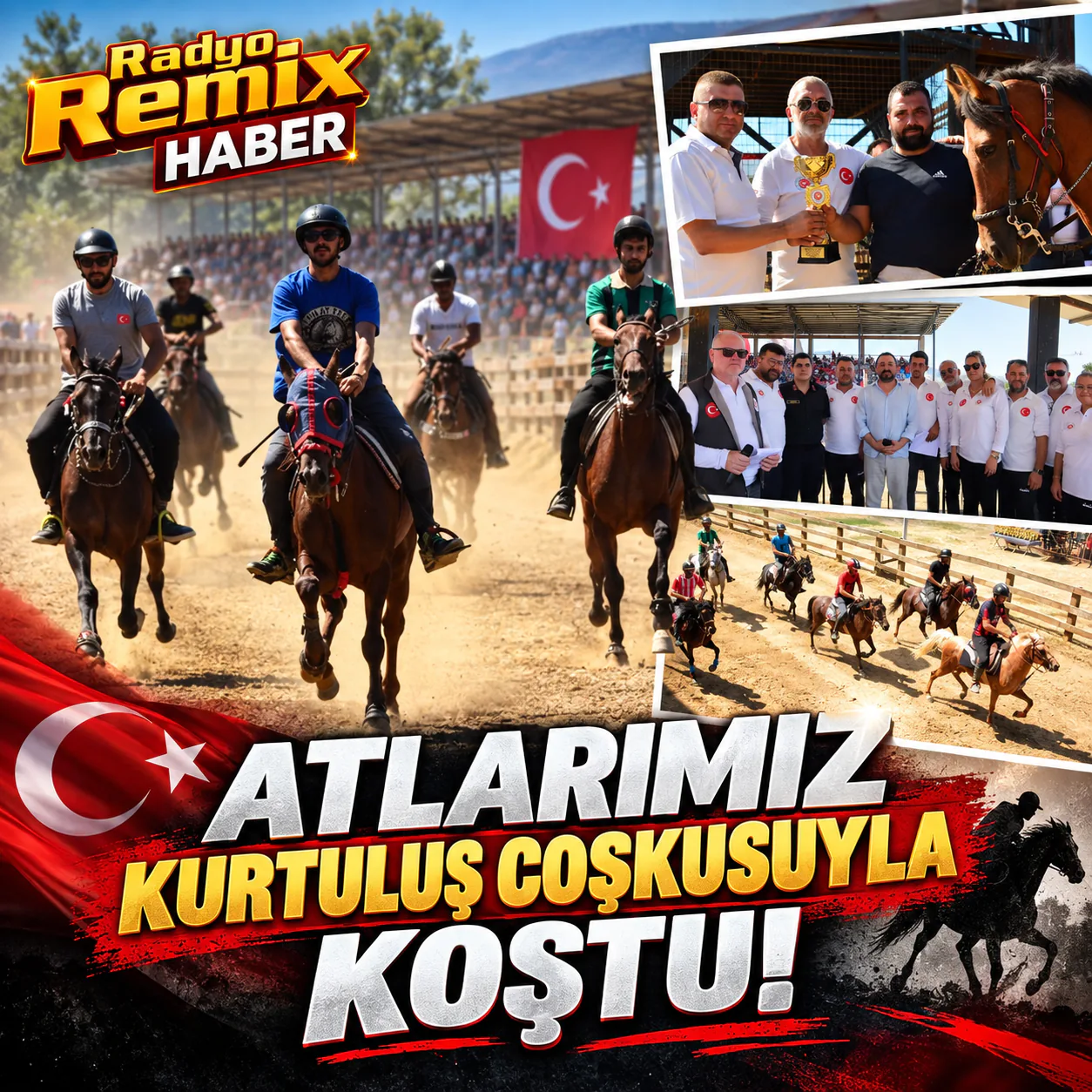 Ödemiş’te Kurtuluş Coşkusu Rahvan At Yarışlarıyla Taçlandı