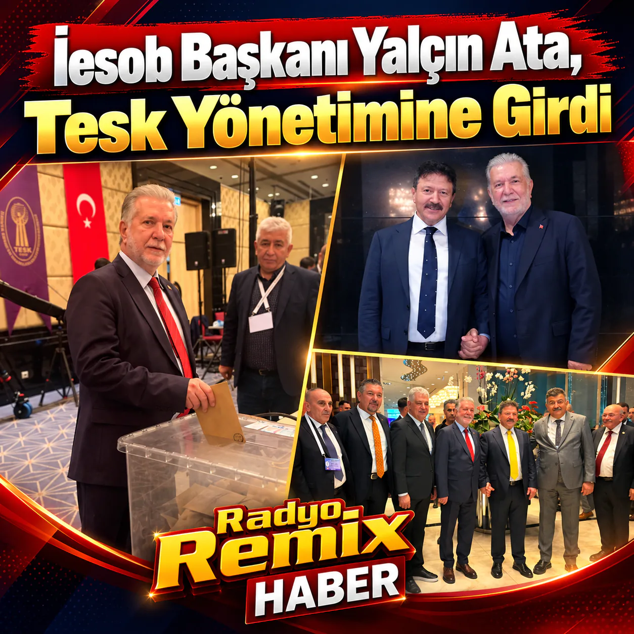 İesob Başkanı Yalçın Ata, Tesk Yönetimine Girdi