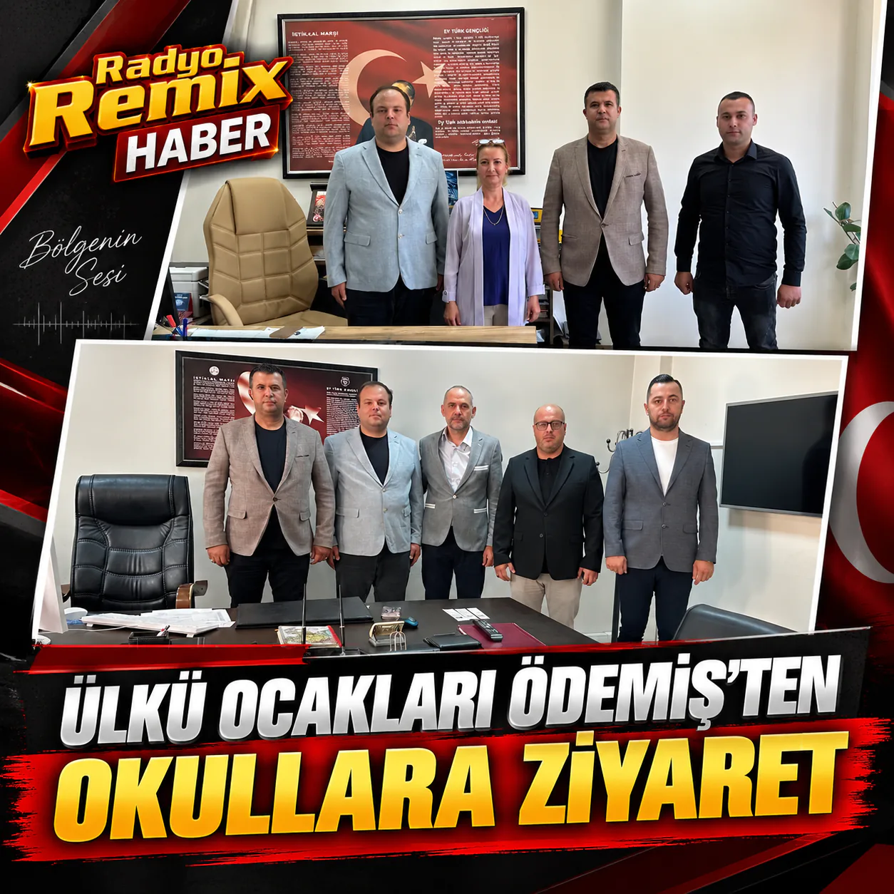 Ülkü Ocakları Ödemiş’ten Okullara Ziyaret