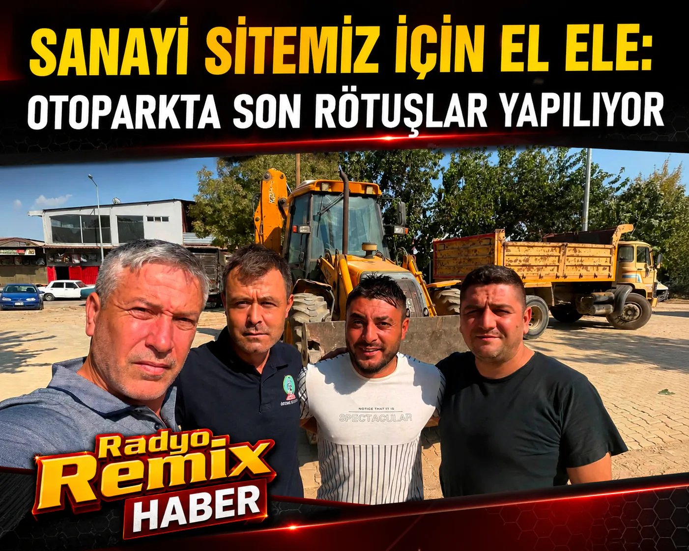 Sanayi Sitemiz İçin El Ele: Otoparkta Son Rötuşlar Yapılıyor