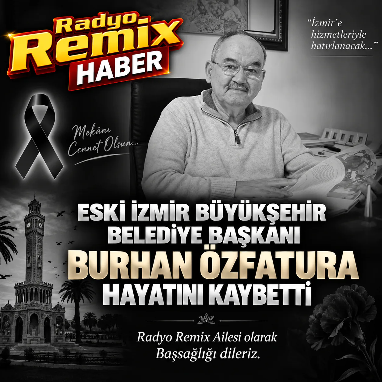 Eski İzmir Büyükşehir Belediye Başkanı Burhan Özfatura hayatını kaybetti