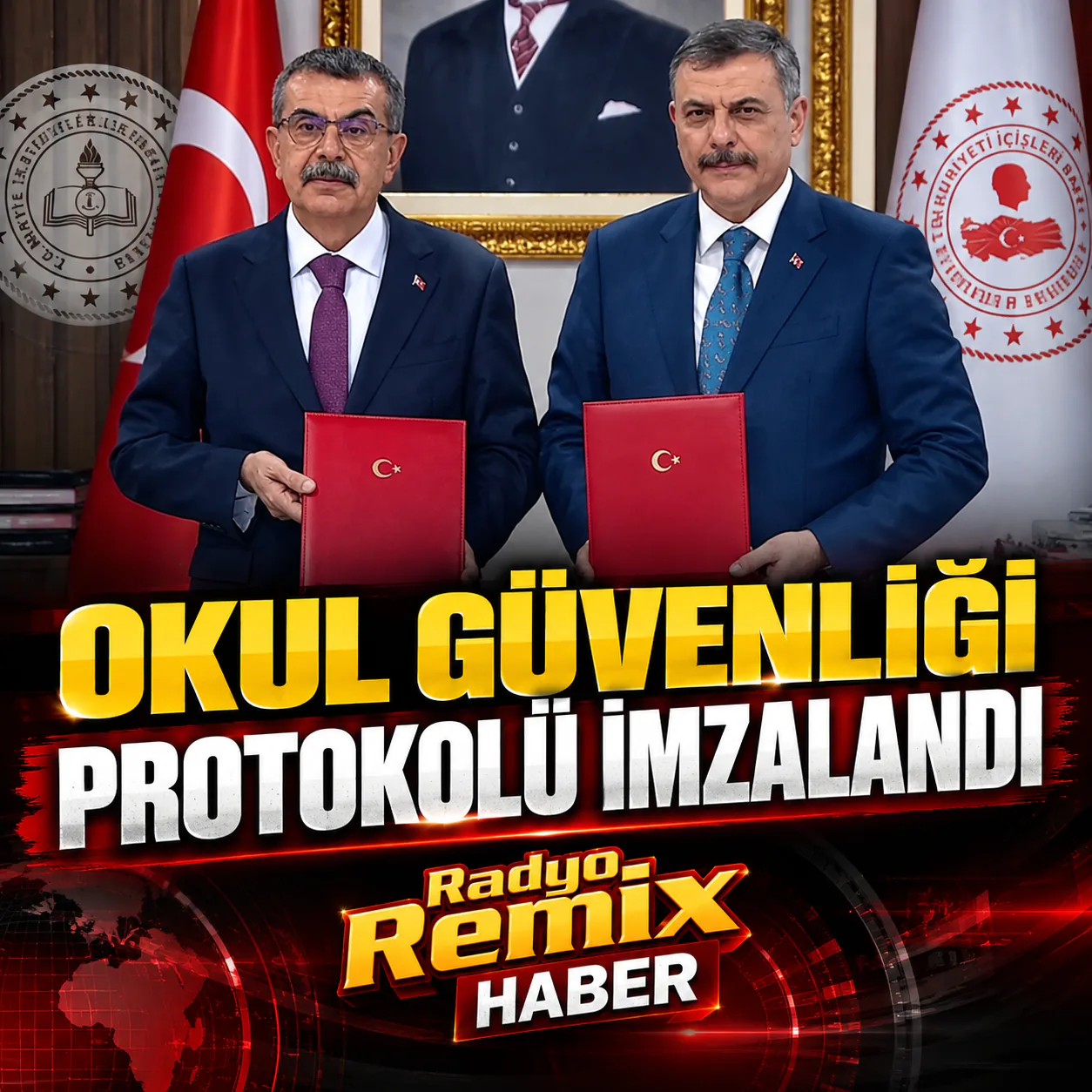 Okul güvenliği için yeni protokol imzalandı
