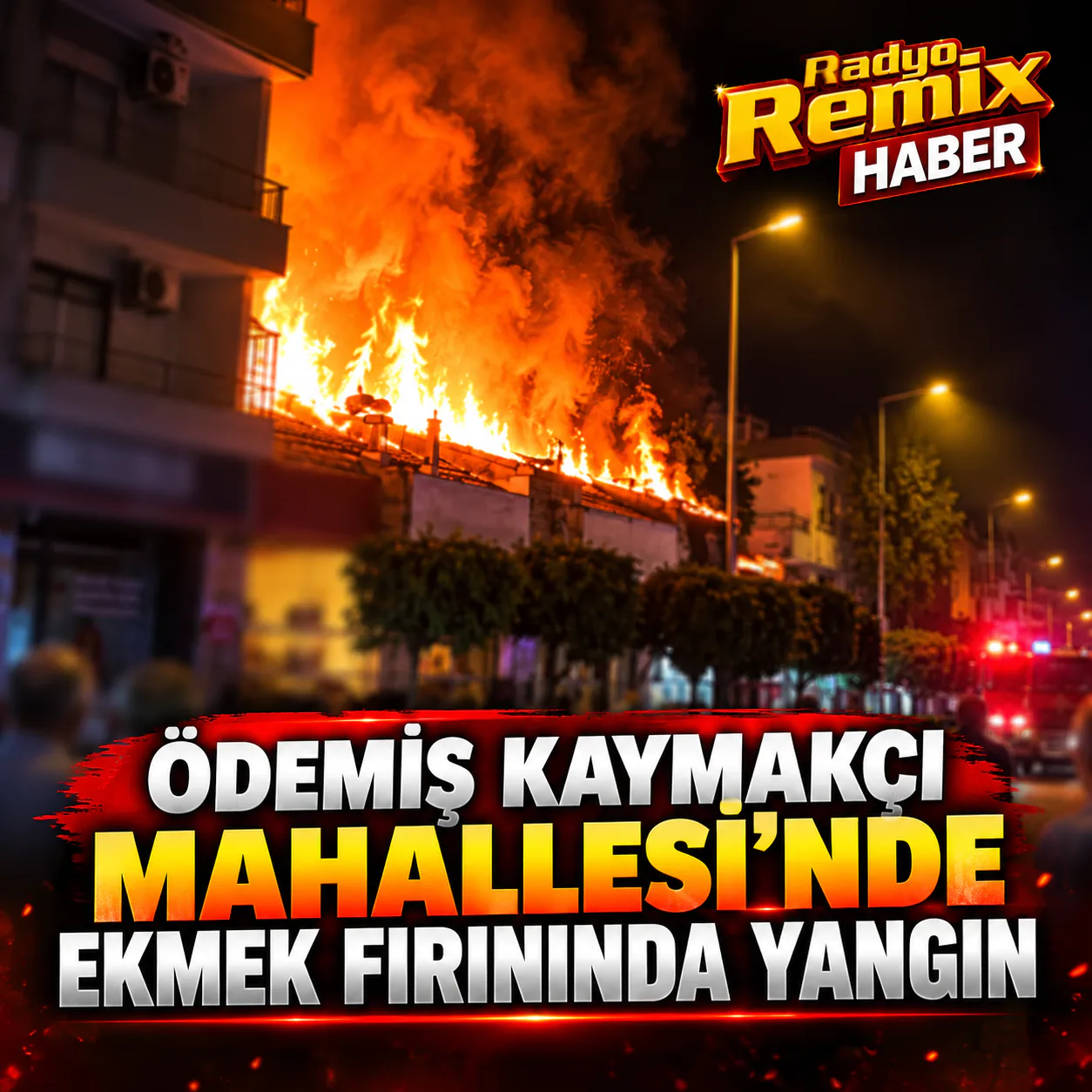 Ödemiş Kaymakçı Mahallesi’nde ekmek fırınında yangın