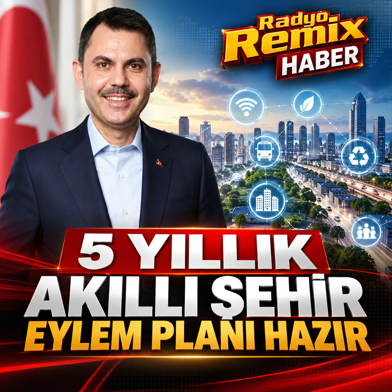 5 Yıllık Akıllı Şehir Eylem Planı Hazır