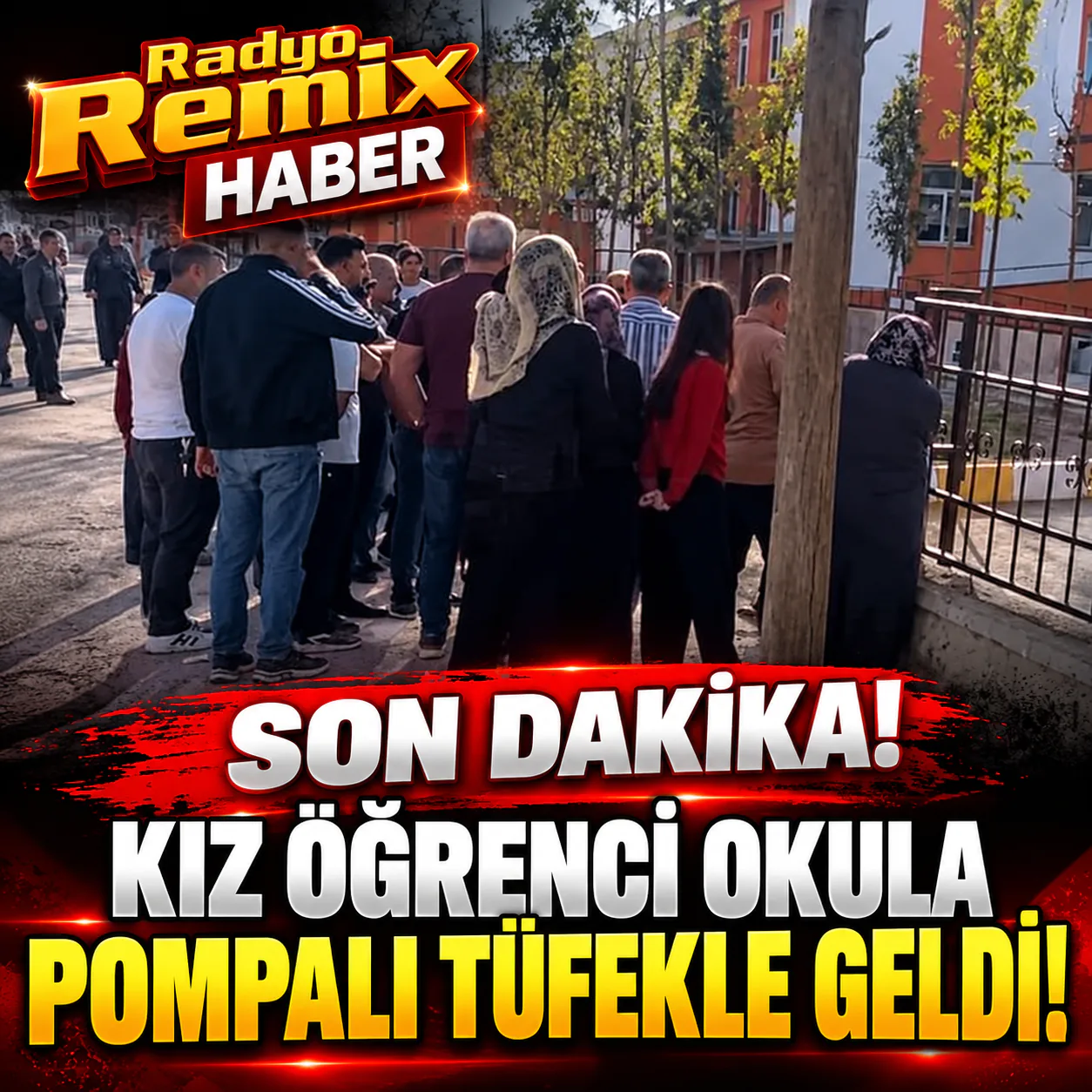 Okula Pompalı Tüfekle Gelen Öğrenci Paniğe Neden Oldu