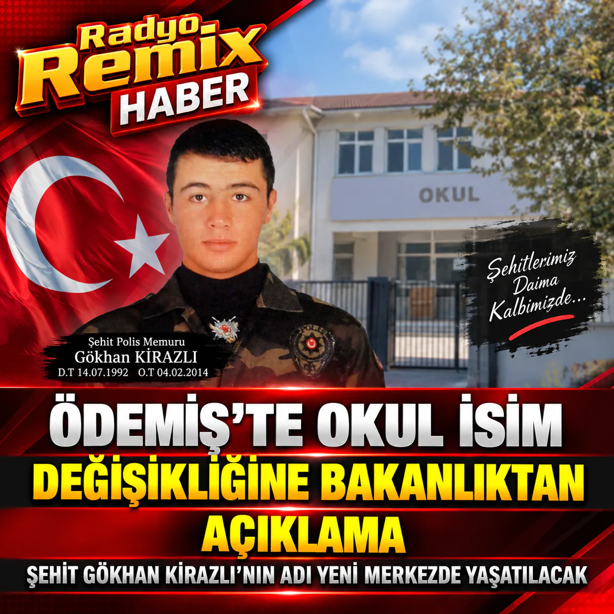 Ödemiş’te Okul İsim Değişikliğine Bakanlıktan Açıklama