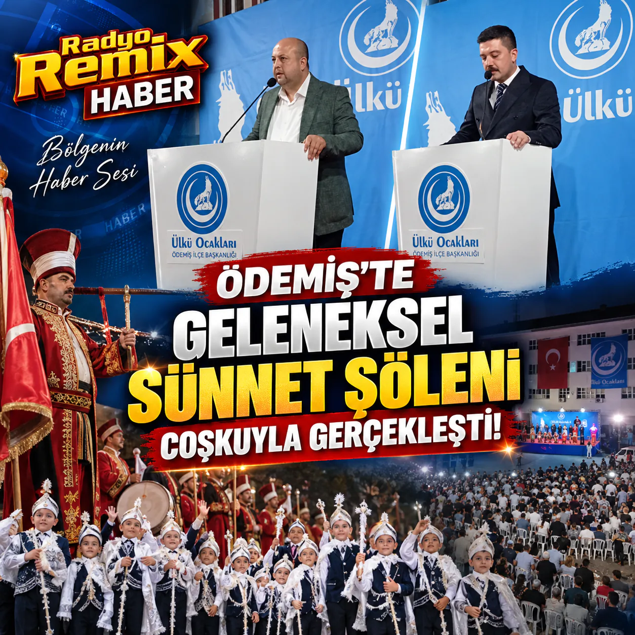 Ödemiş'te Geleneksel Sünnet Şöleni Coşkuyla Gerçekleşti!