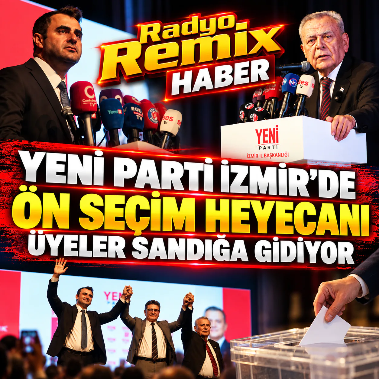 YENİ Parti İzmir’de Ön Seçim Heyecanı: Üyeler Sandığa Gidiyor