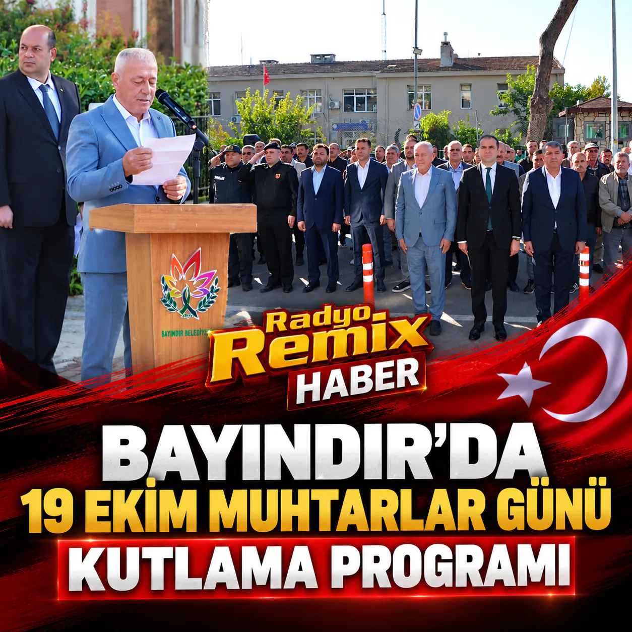 Bayındır’da 19 Ekim Muhtarlar Günü Törenle Kutlandı