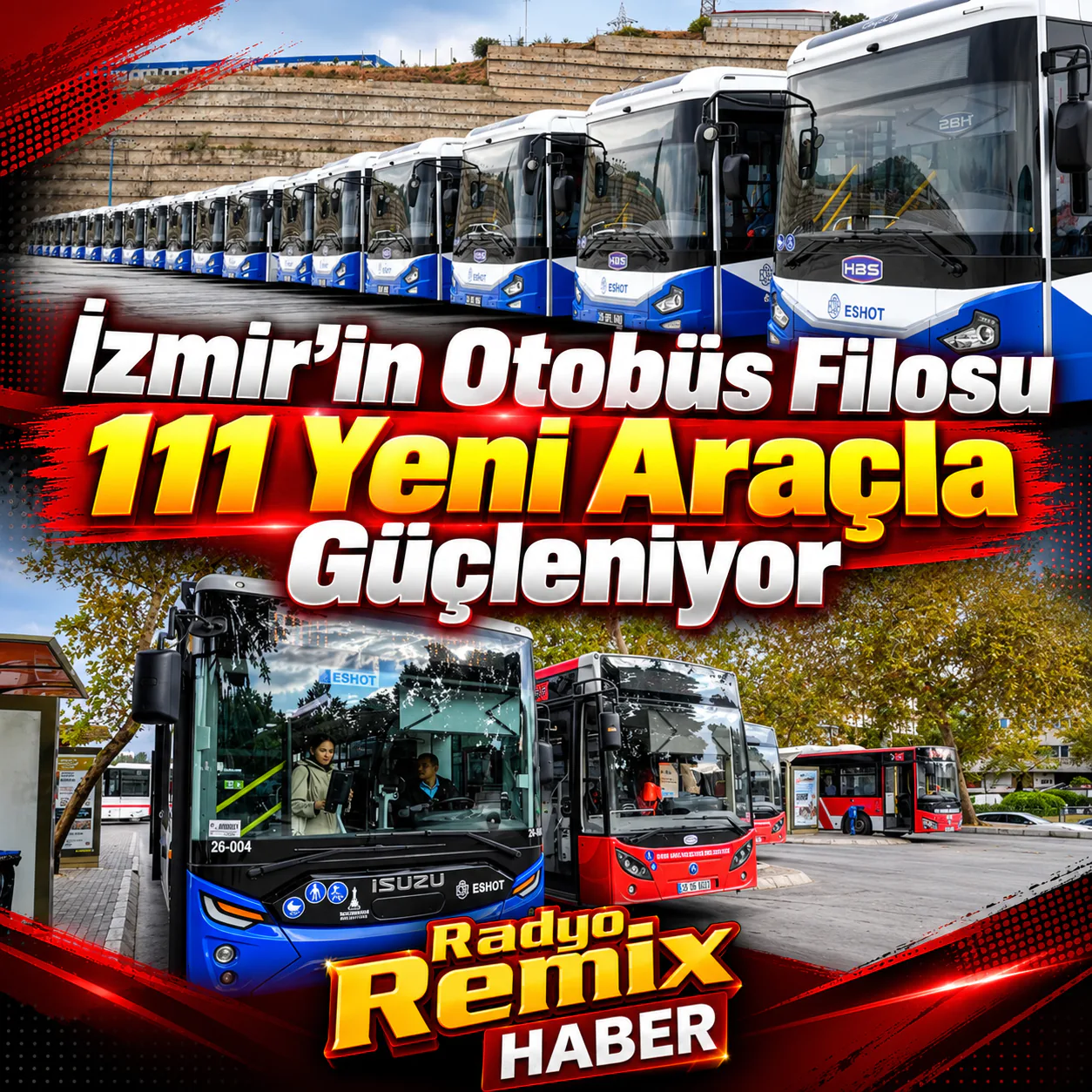 İzmir’in Otobüs Filosu 111 Yeni Araçla Güçleniyor