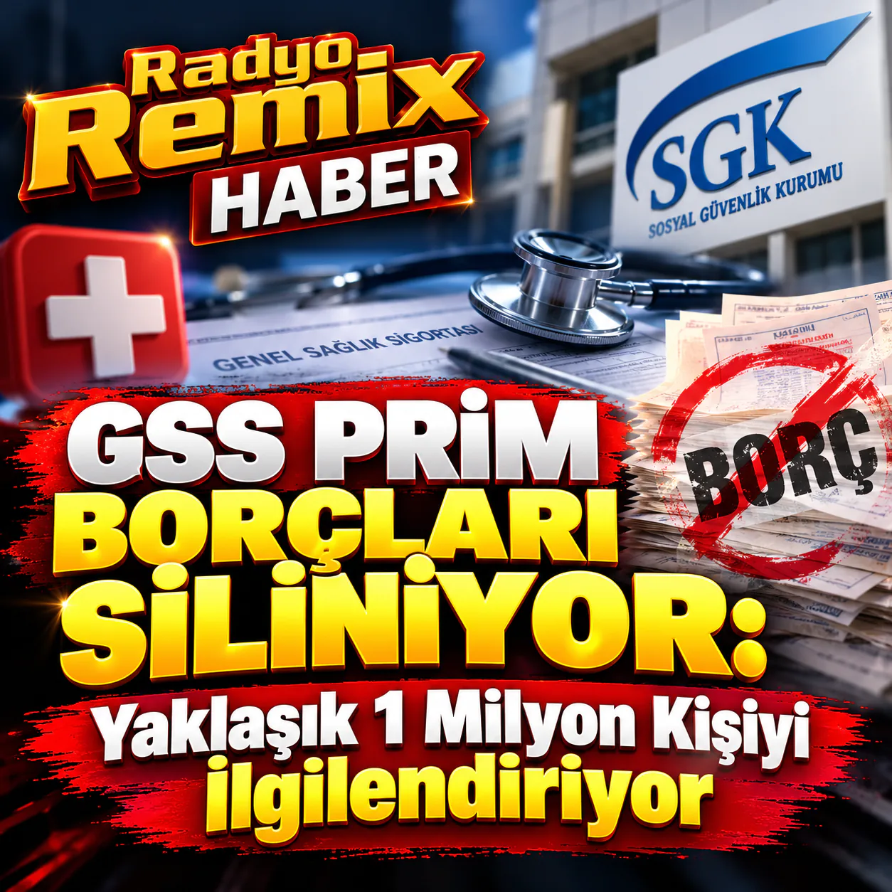 GSS Prim Borçları Siliniyor: Yaklaşık 1 Milyon Kişiyi İlgilendiriyor