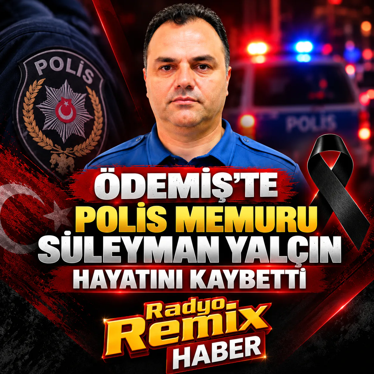 Ödemiş’te Polis Memuru Süleyman Yalçın Hayatını Kaybetti