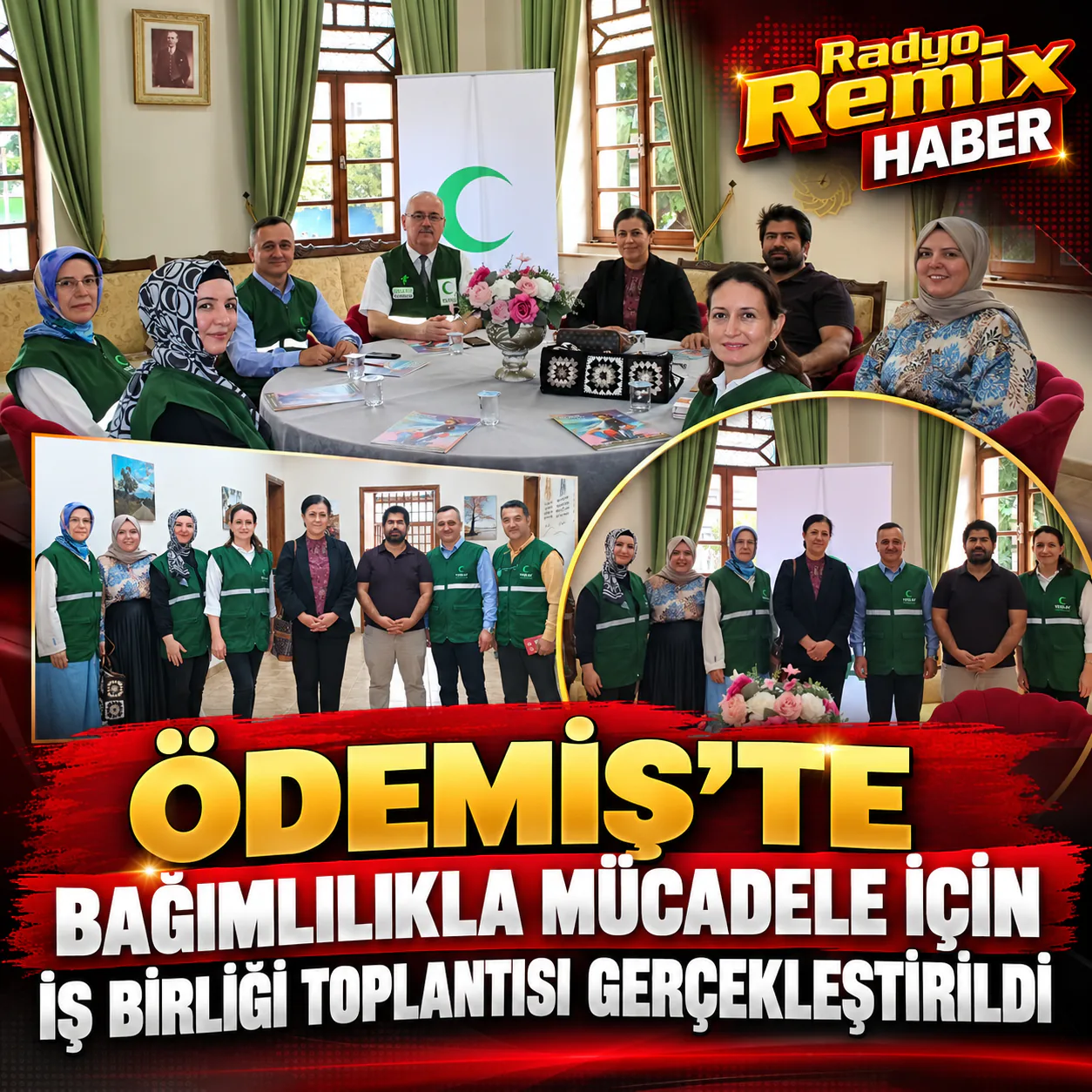 Ödemiş’te Bağımlılıkla Mücadele İçin İş Birliği Toplantısı Gerçekleştirildi