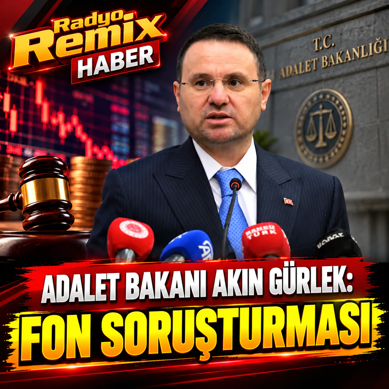 Adalet Bakanı Akın Gürlek’ten Fon Soruşturması Açıklaması