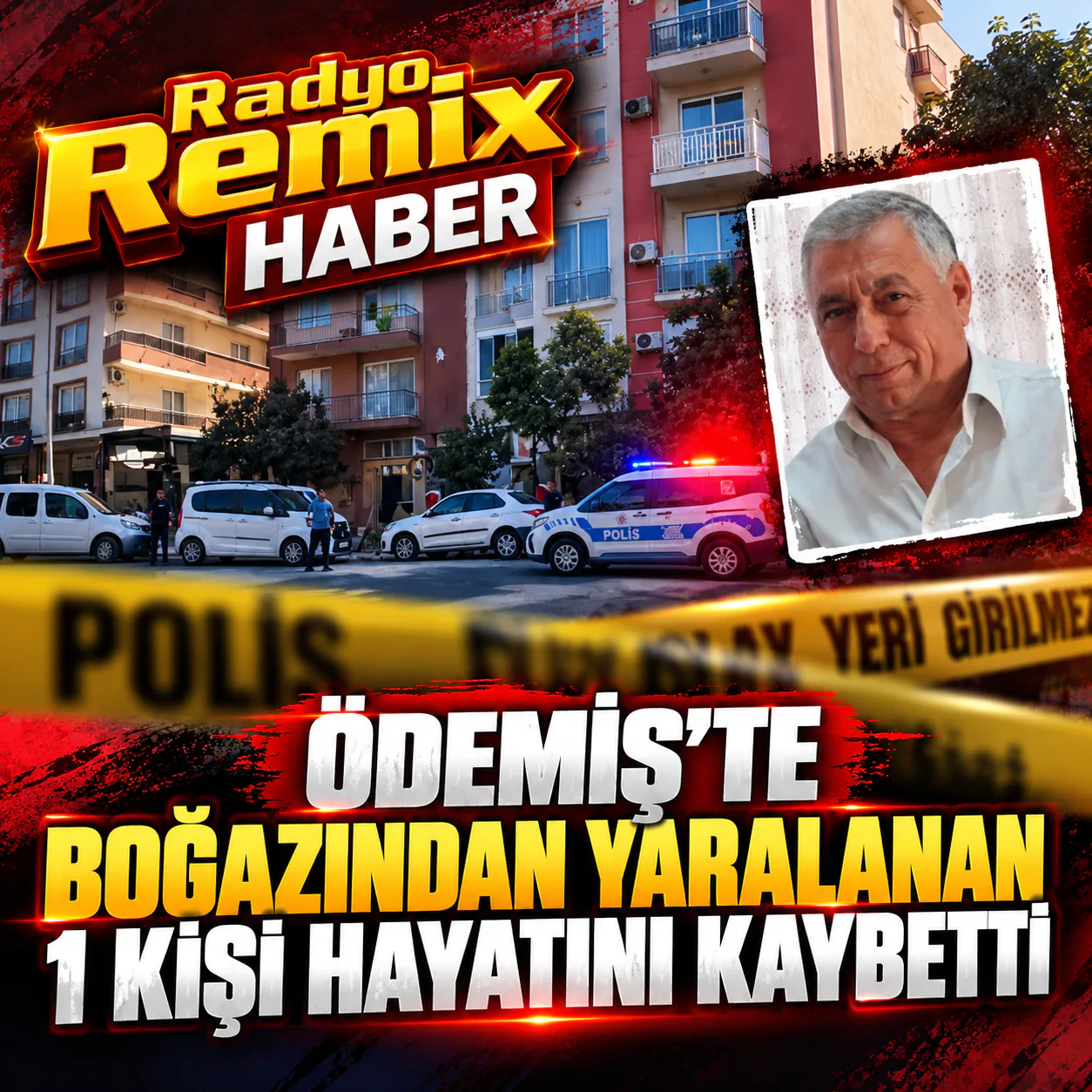 Ödemiş’te boğazından yaralanan 1 kişi hayatını kaybetti