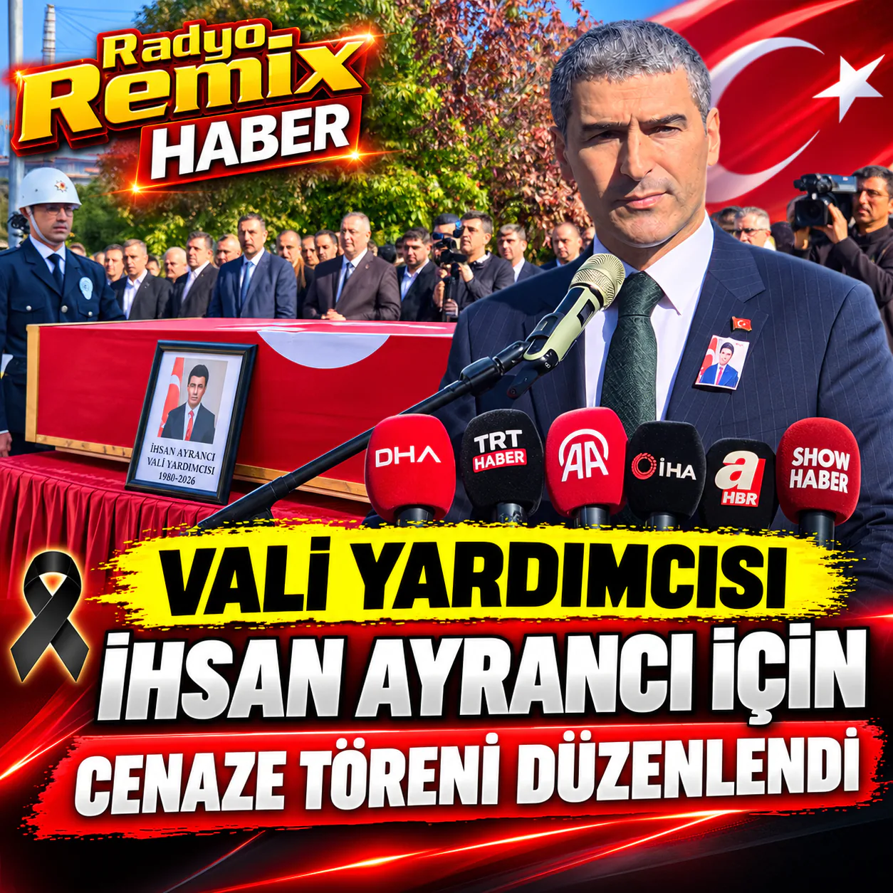 Vali Yardımcısı İhsan Ayrancı İçin Cenaze Töreni Düzenlendi