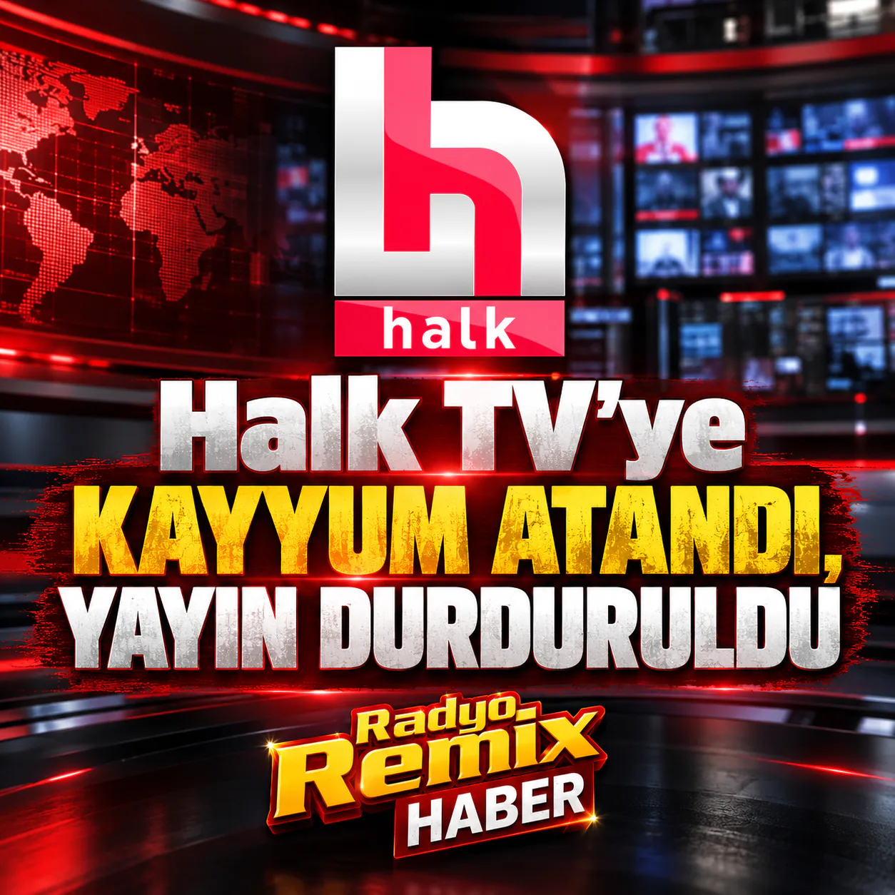 Halk TV’ye Kayyum Atandı, Yayın Durduruldu