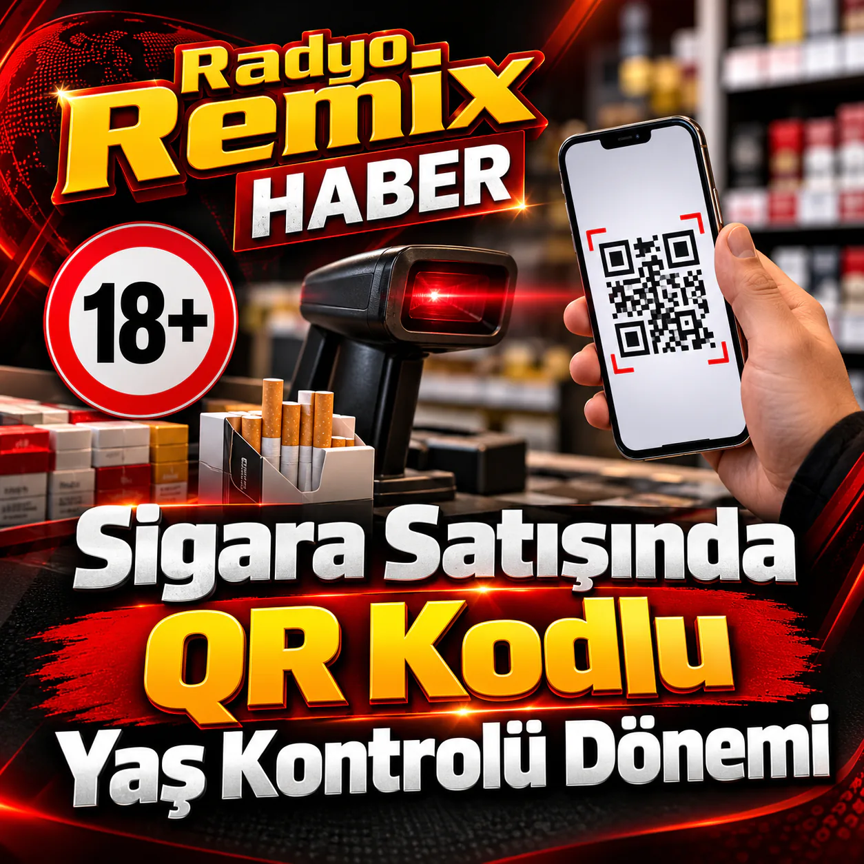 Sigara Satışında QR Kodlu Yaş Kontrolü Dönemi