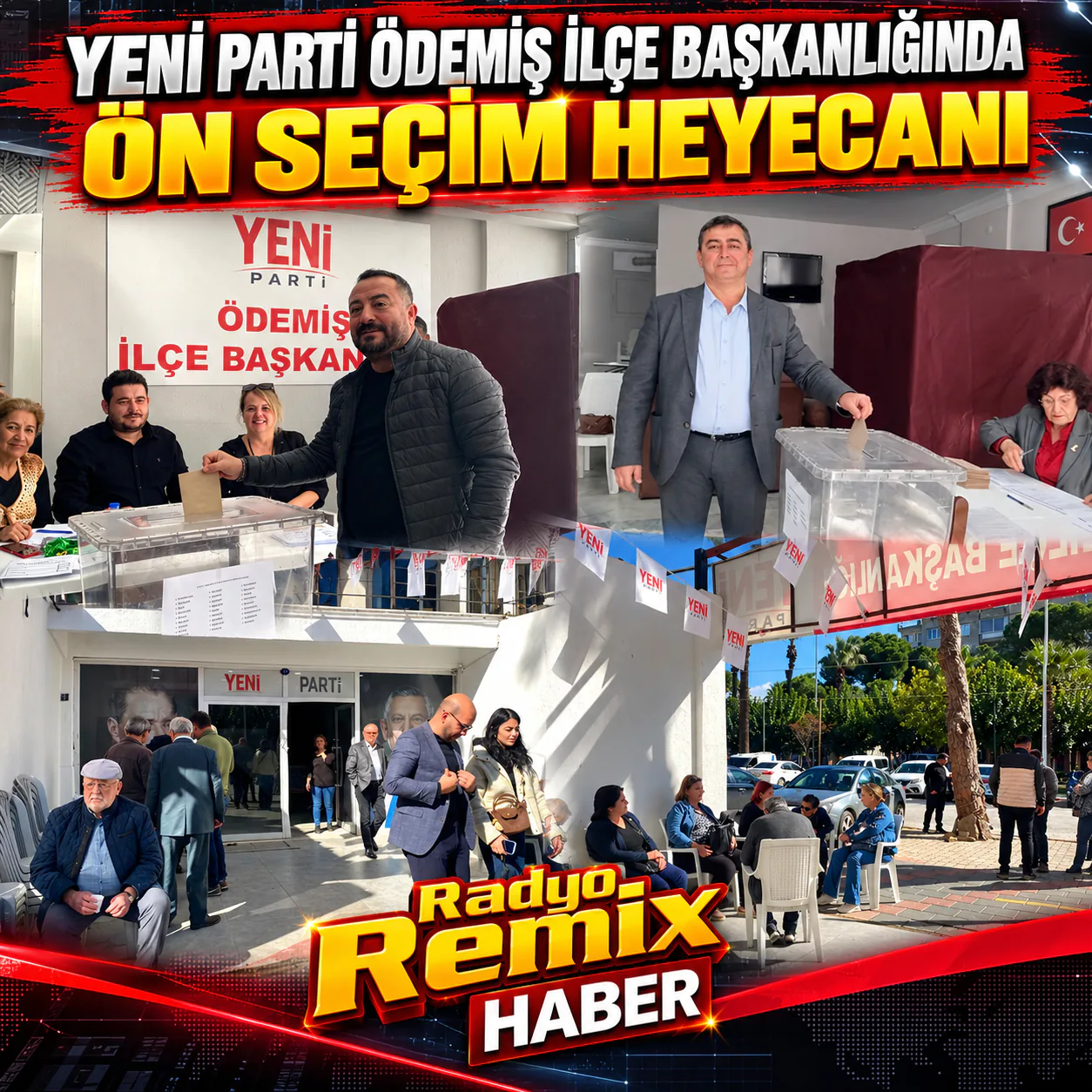 Yeni Parti Ödemiş İlçe Başkanlığında Ön Seçim Heyecanı