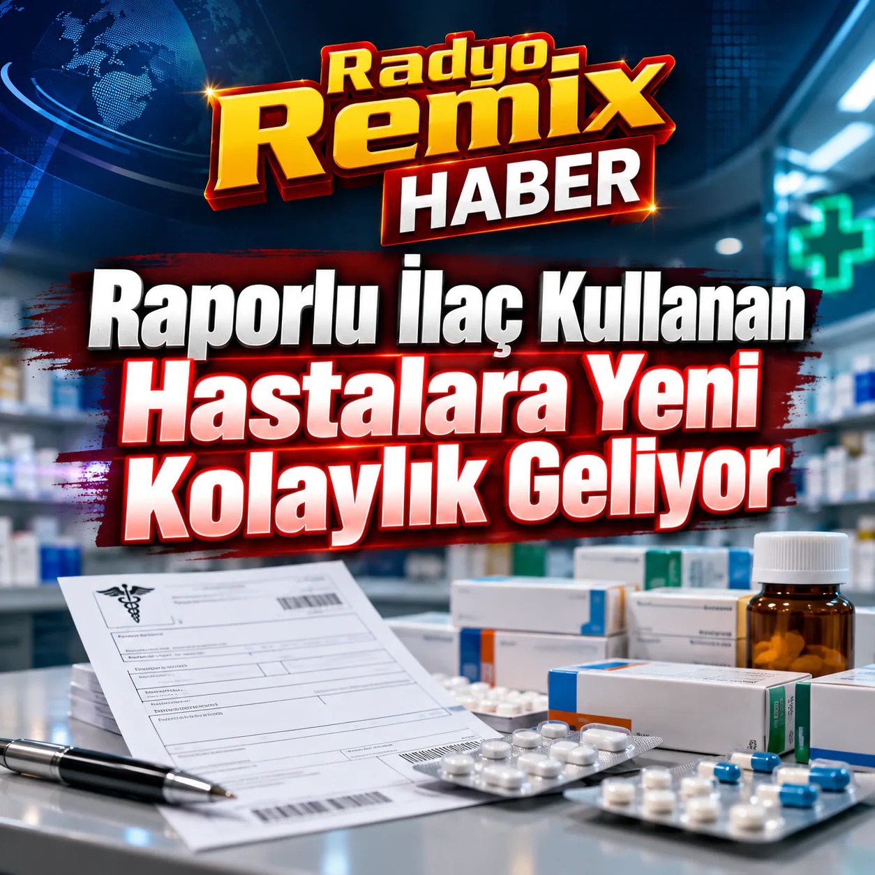Raporlu İlaç Kullanan Hastalara Yeni Kolaylık Geliyor